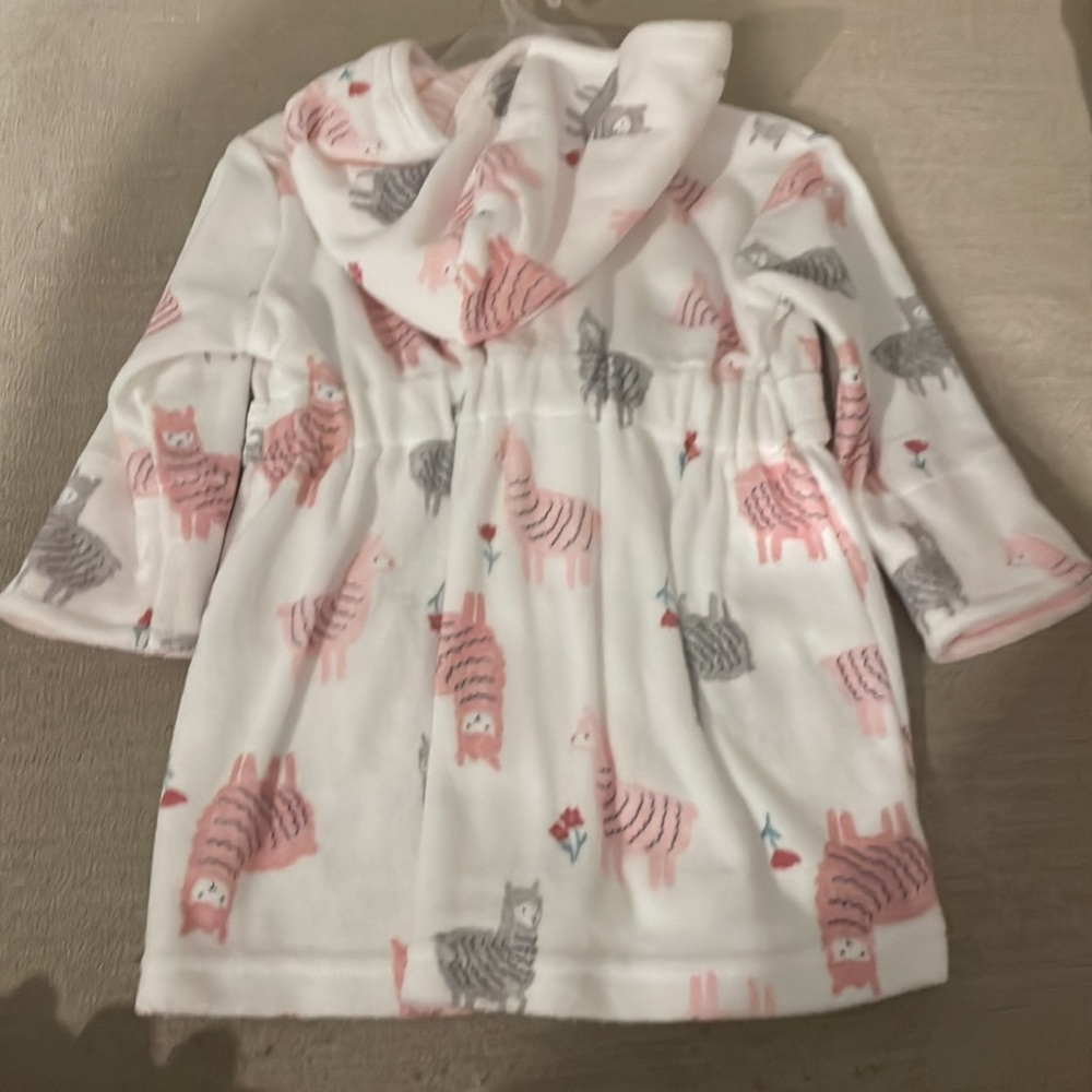 Carters girl light pink bathrobe - Picture 2 of 3